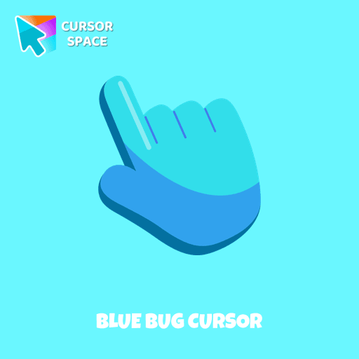 Blue Bug cursor pointer cursor